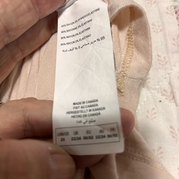 Love & Legend Soft pinkish top1x ribbons , front neck criss cross - new - Picture 6 of 11